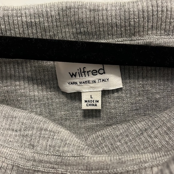 WILFRED CROQUIS OFF THE SHOULDER SWEATER - Picture 5 of 7